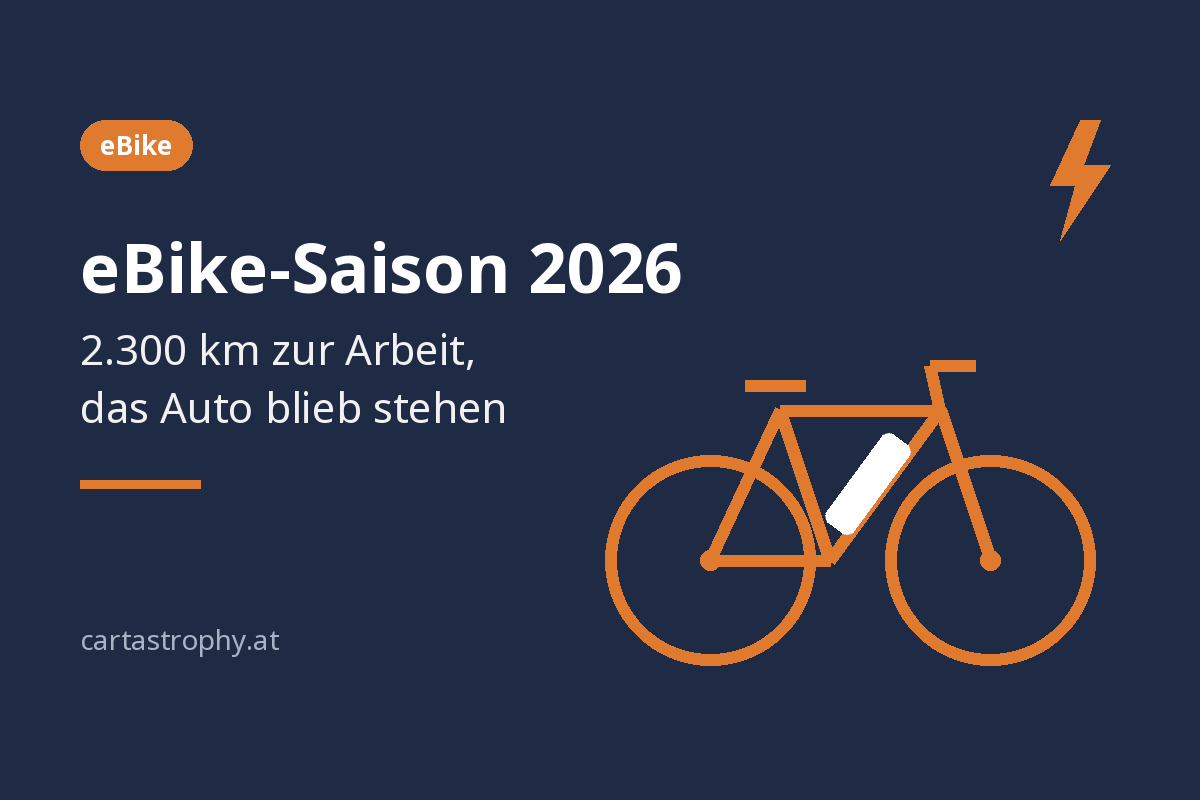 eBike-Saison 2026: 2.300 Kilometer zur Arbeit, das Auto blieb stehen